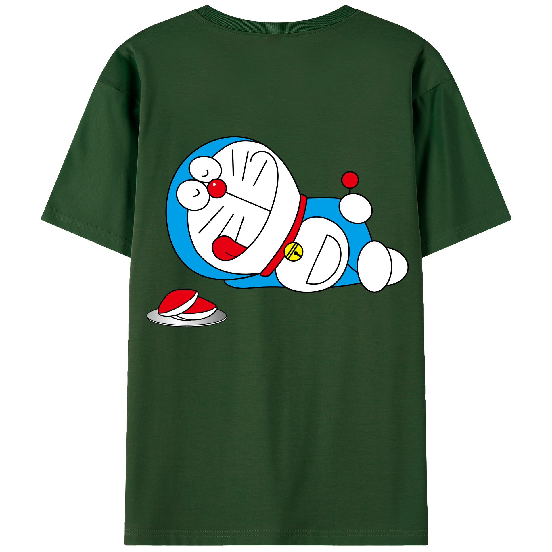 （画像用） ドラえもん Doraemon 綿100％半袖Tシャツ（背面プリント）